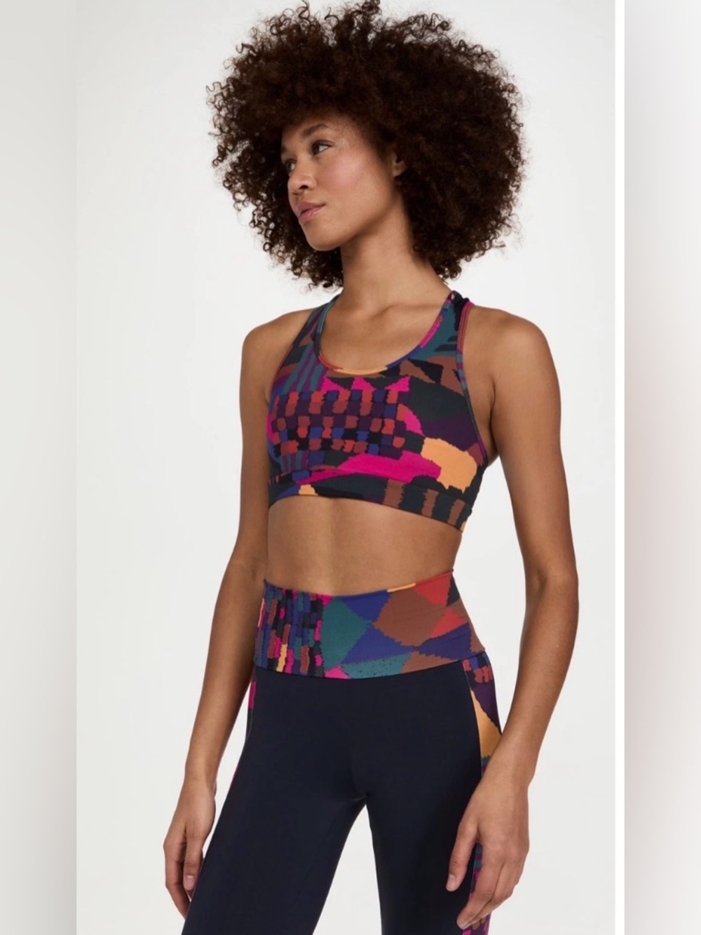 FARM Rio Multicolor Abstract Racerback  Top